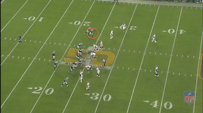 Illustration for article titled Cam Newton Had A Receiver Wide Open Before Von Miller Strip-Sacked Him